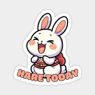 April fool rabbit Magnet