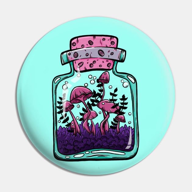 terrarium Pin by Desdymona