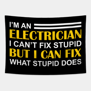 Proud Electrician Tapestry
