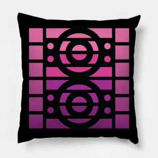 “Dimensional Systems” - V.6 Purple - (Geometric Art) (Dimensions) - Doc Labs Pillow