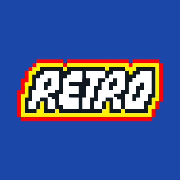 Retro | 8-Bit 80s Geek Logo by Boots