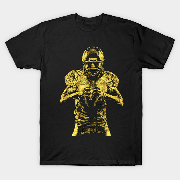 Football Player UNIQUE abstract artwork style for all the gridiron fans - Football Player - T-Shirt