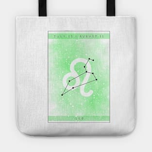 Leo star sign design Tote