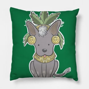 Aztec Xoloitzcuintle Pillow