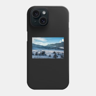 Winter Scene Near Sunset Phone Case