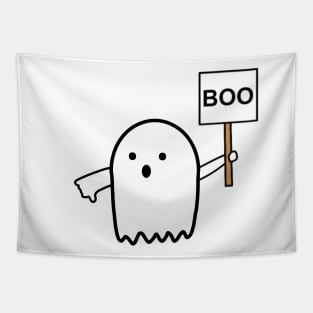 Ghost says Boo Tapestry