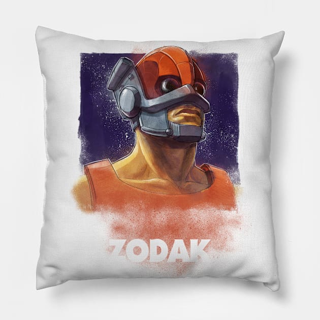 Motu Portrait-Zodak Pillow by coolercreations