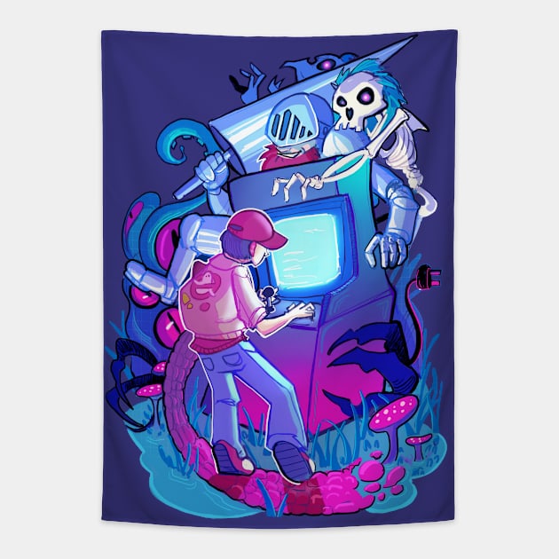 The Arcade Tapestry by AshenShop