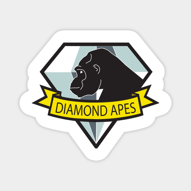 Diamond Hands Ape Magnet by fastwayrpofficial