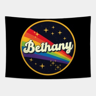 Bethany // Rainbow In Space Vintage Style Tapestry