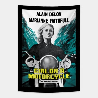 Girl on a Motorcycle (1968) Tapestry