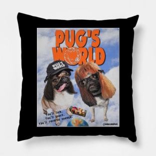 Pug's World Pillow