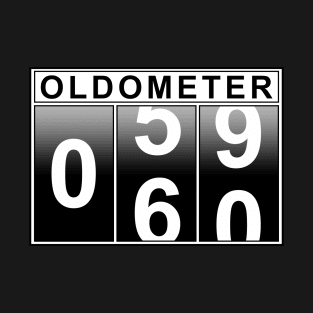 60th Birthday Oldometer T-Shirt