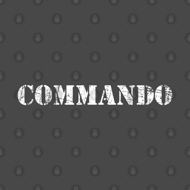 Vintage Army Commando • Classic Retro USA Military Distressed by Kushteez