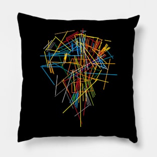 Abstract Futurism Pattern Pillow