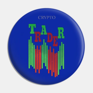 CRYPTO TRADER (CLEAN) / BLUE Pin