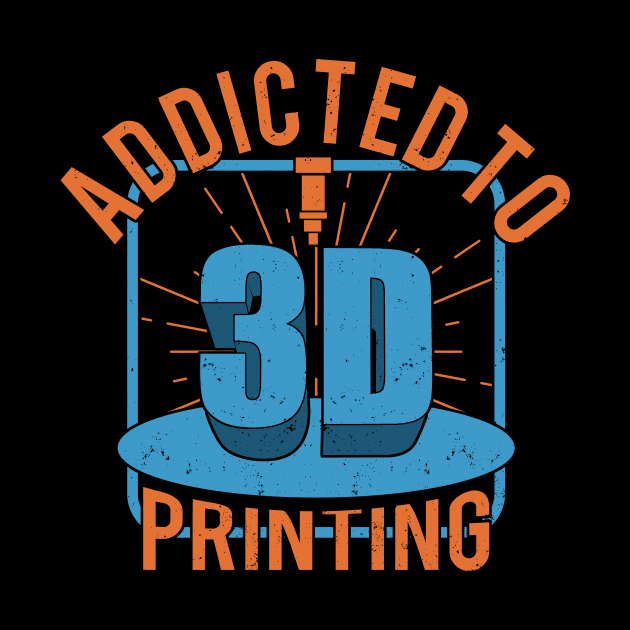 3D Printer Printing Additive Manufacturing Gift by Dolde08