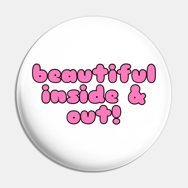 Beautiful Inside And Out Bubble Letters Pin by faiiryliite