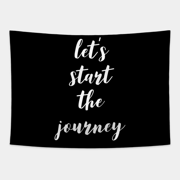 Let's Start the Journey Tapestry by GMAT