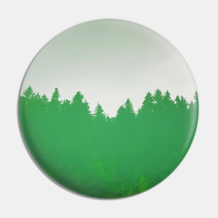 Forest Reflecting In The Calm Water Pin