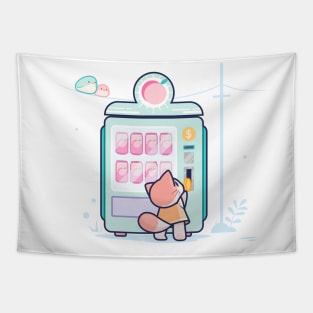 Peach Milk Kitty Tapestry