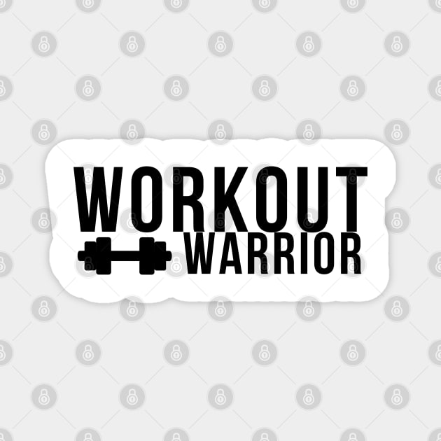 Workout Warrior Magnet by vcent