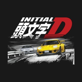 Initial D FD RX7 Stage 1 Drifting - Keisuke Takahashi vs Hideo Minagawa T-Shirt