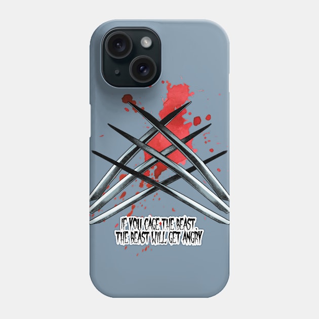 Cage the Beast Phone Case by MarceloMoretti90