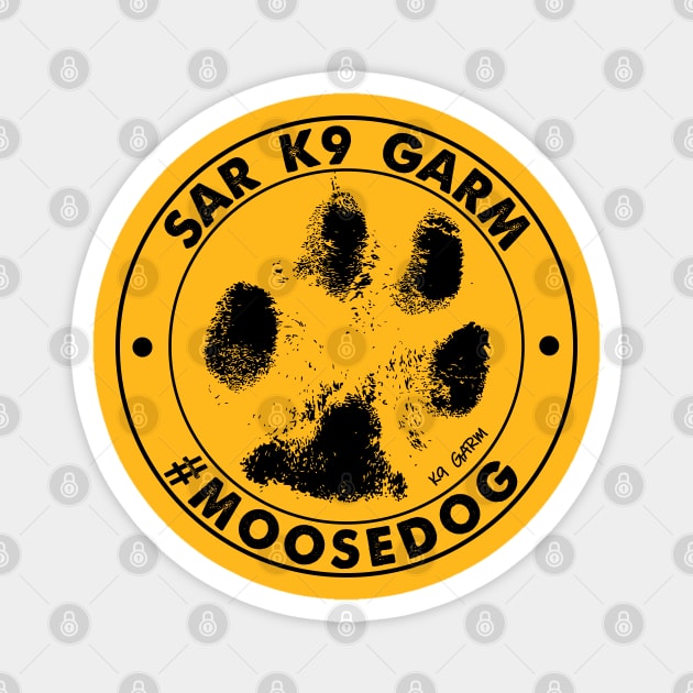 Moosedog Pawtograph Logo (single sided print) Magnet by Moosedog