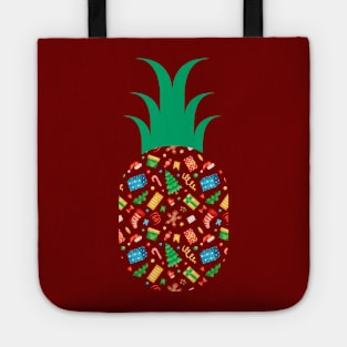 A Christmas Pineapple Tote