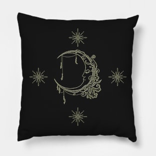 Moon and Stars design Pillow