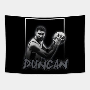 Tim Duncan\\Basketball Legend Vintage Style Tapestry