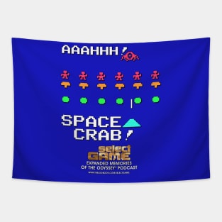 Select Game: Aaaaaah, Space Crab! Tapestry