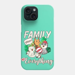 The Meow Family Phone Case