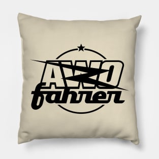 AWO driver / Awofahrer (black) Pillow