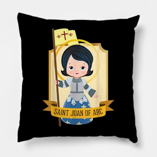 St Joan of Arc Am Not Afraid I Was Born Do This Saint Pillow