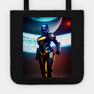 Curves in Space: Afrofuturistic Tee T-Shirt Tote