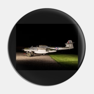 RAF Gloster Meteor at night Pin