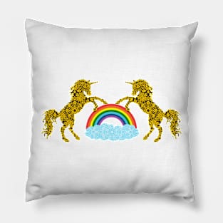 Unicorn mandala Pillow