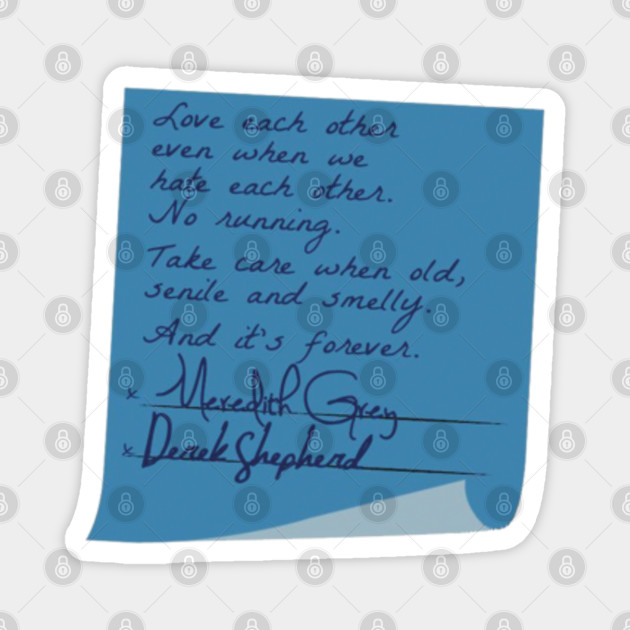 Grey's Anatomy Post It Greys Anatomy TeePublic