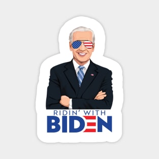 Joe Biden 2020 - Ridin' With Biden for President Magnet