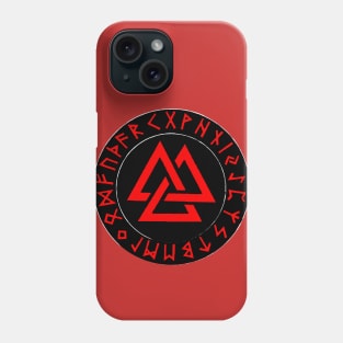 Vikings Norse Symbol Valknut Phone Case