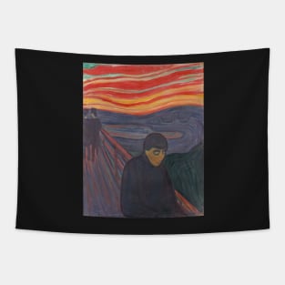 Despair by Edvard Munch Tapestry