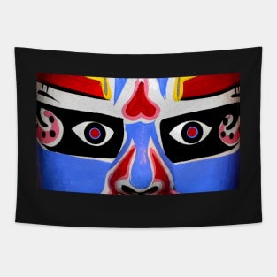 Native American mask Tapestry