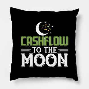 Cashflow to the moon! Pillow