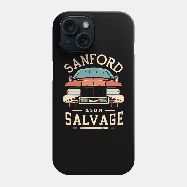 Sanford & Son Salvage Sign typography design Phone Case by A Floral Letter Capital letter A | Monogram, Sticker