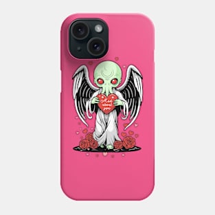 Cthulu Valentine Heart - Mad About You Phone Case