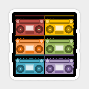 Rainbow Boombox Magnet