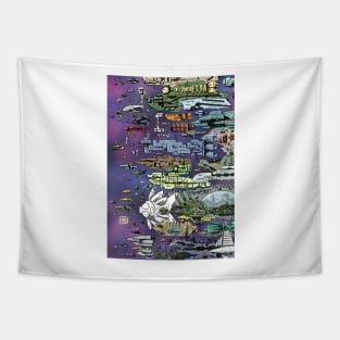 Space Armada Tapestry