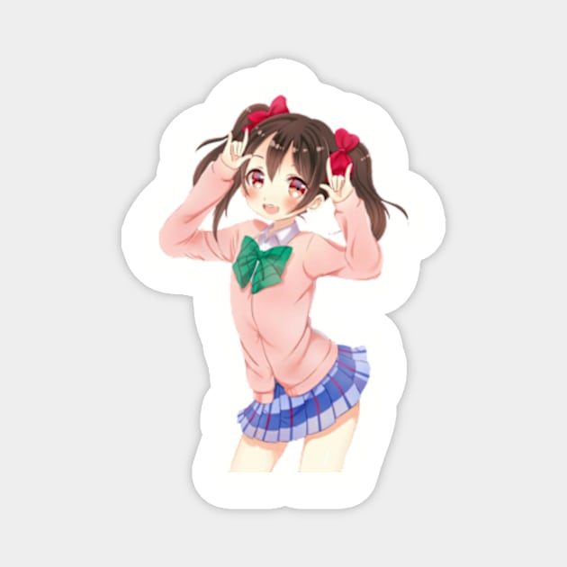 Anime girls Magnet by Boiys